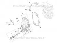 FLYWHEEL COVER - OIL FILTER