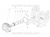 Cylinder-piston-wrist pin unit