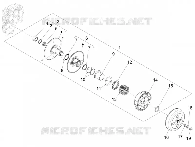 Driven pulley
