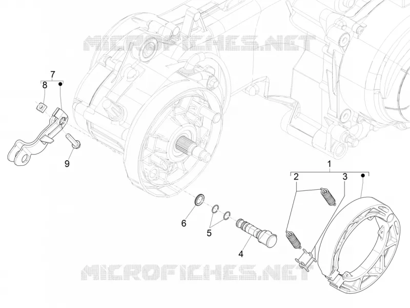 REAR BRAKE - SHOES
