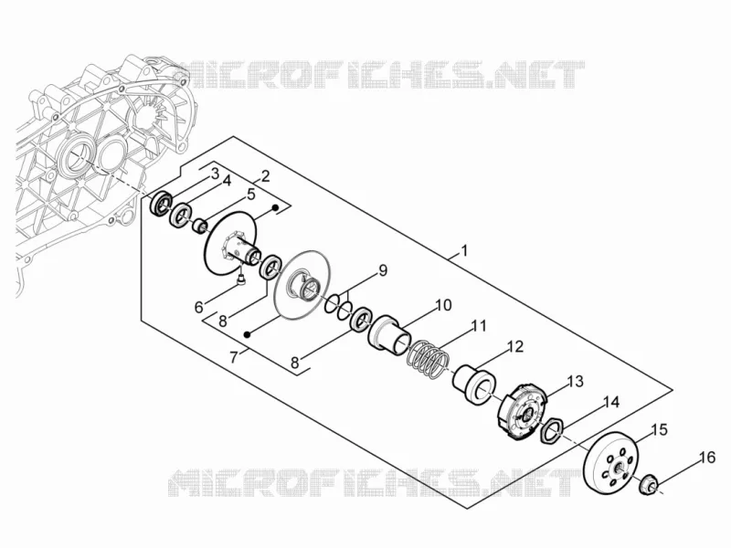 Driven pulley