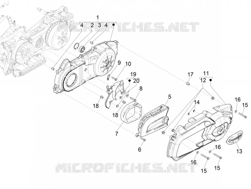 Crankcase cover - Crankcase cooling