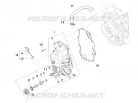 FLYWHEEL COVER - OIL FILTER