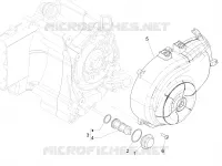 FLYWHEEL COVER - OIL FILTER