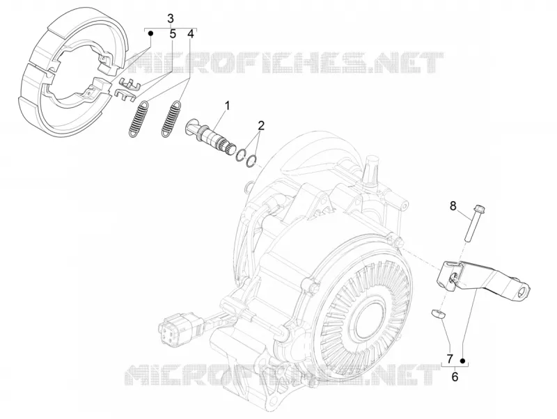 REAR BRAKE - SHOES