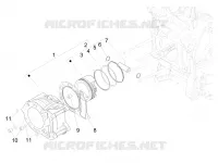 Cylinder-piston-wrist pin unit