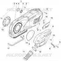 Crankcase cover - Crankcase cooling