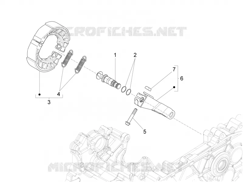 REAR BRAKE - SHOES