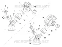 Throttle body - Injector - Inlet manifold