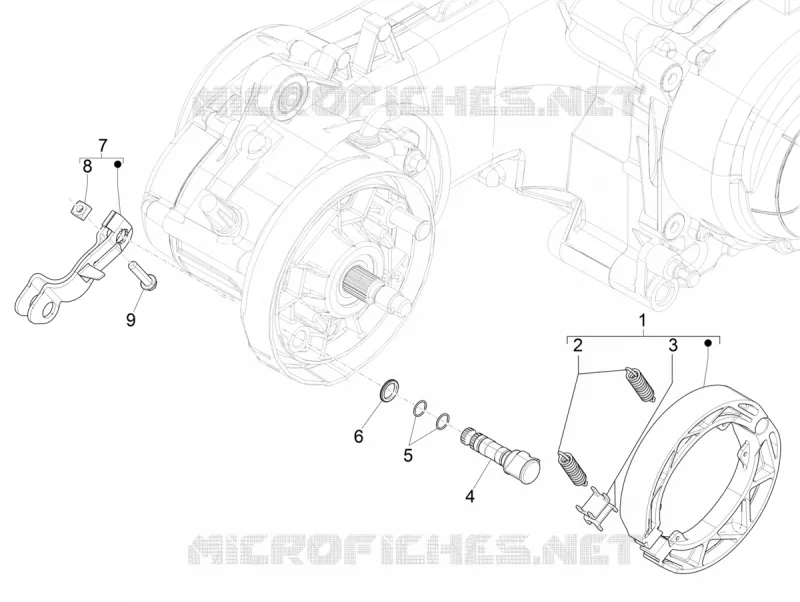 REAR BRAKE - SHOES