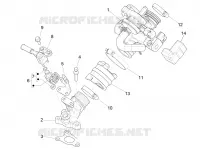 Throttle body - Injector - Inlet manifold