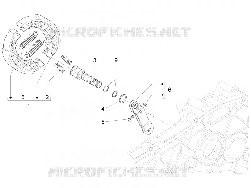 REAR BRAKE - SHOES