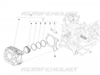 Cylinder-piston-wrist pin unit