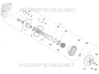 Driven pulley