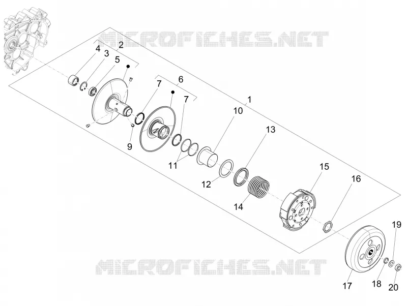 Driven pulley