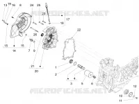 FLYWHEEL COVER - OIL FILTER