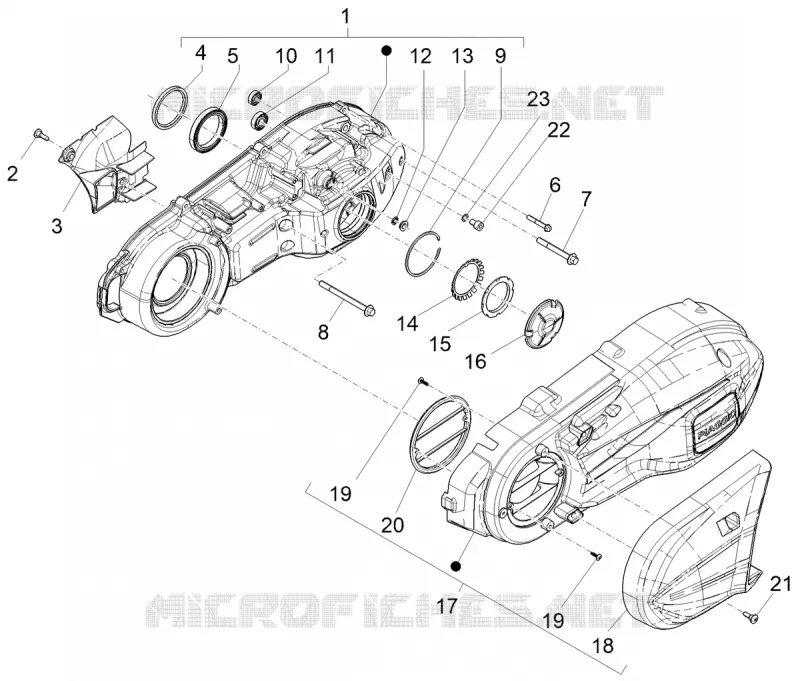 Crankcase cover - Crankcase cooling