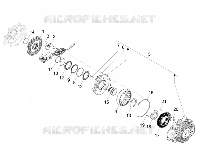 Volant magnetique