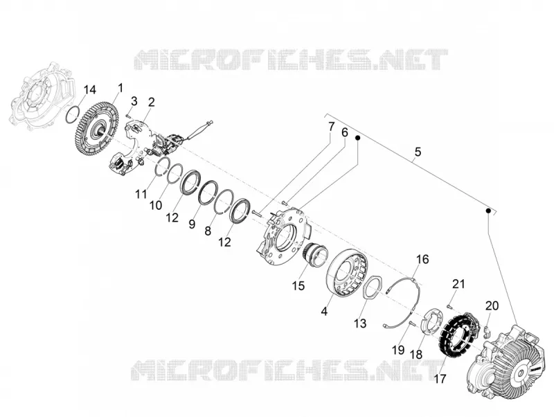 Volant magnetique