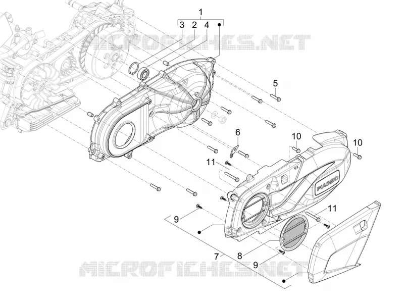 Crankcase cover - Crankcase cooling