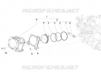 Cylinder-piston-wrist pin unit