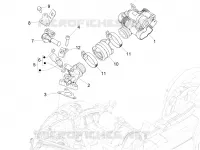 Throttle body - Injector - Inlet manifold
