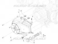 FLYWHEEL COVER - OIL FILTER