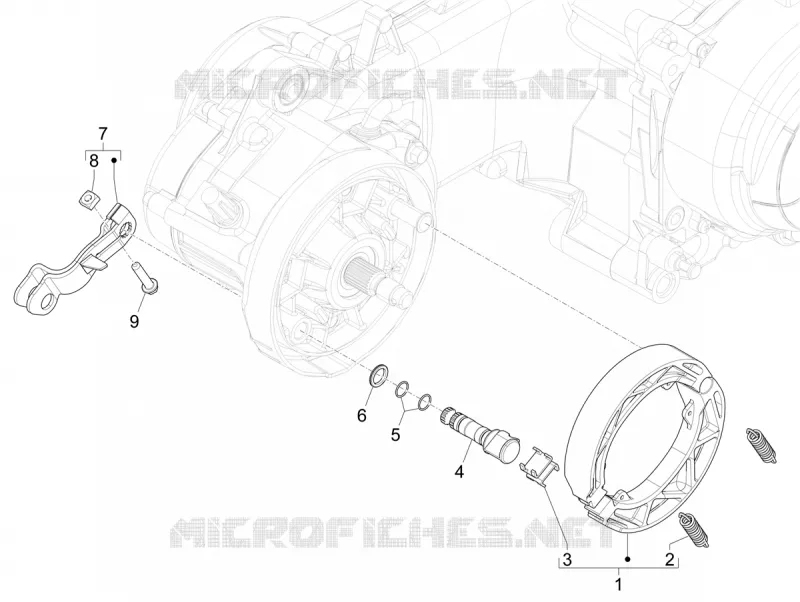 REAR BRAKE - SHOES