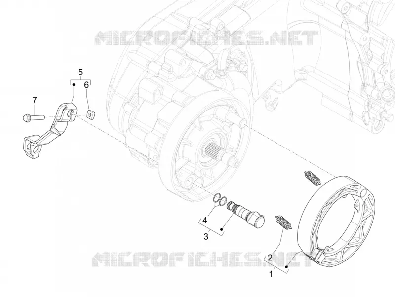 REAR BRAKE - SHOES