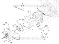 FLYWHEEL COVER - OIL FILTER