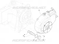 FLYWHEEL COVER - OIL FILTER