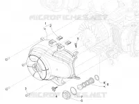 FLYWHEEL COVER - OIL FILTER