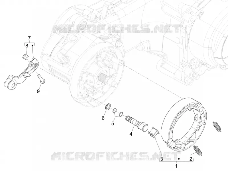 REAR BRAKE - SHOES