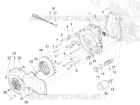 FLYWHEEL COVER - OIL FILTER