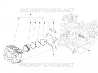 Cylinder-piston-wrist pin unit