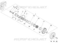 Driven pulley