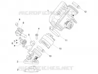 Throttle body - Injector - Inlet manifold