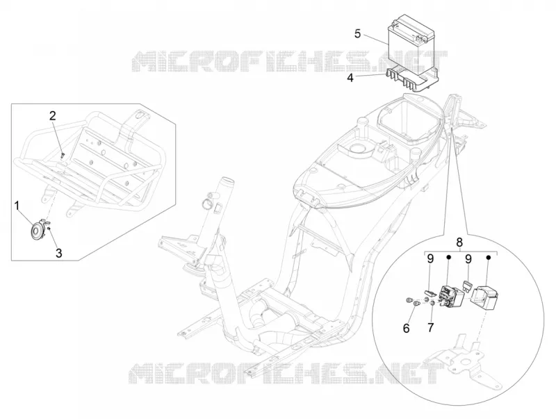 Remote control switches - Battery - Horn