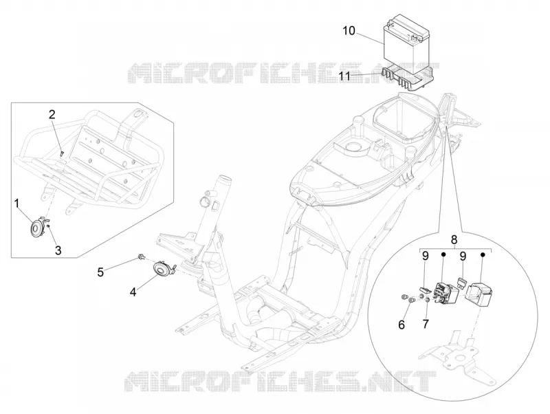 Remote control switches - Battery - Horn