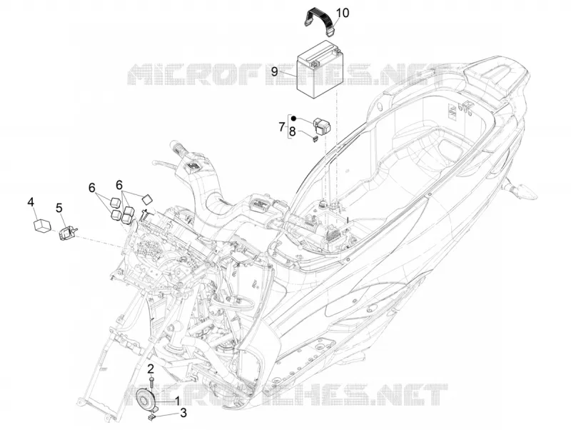 Remote control switches - Battery - Horn