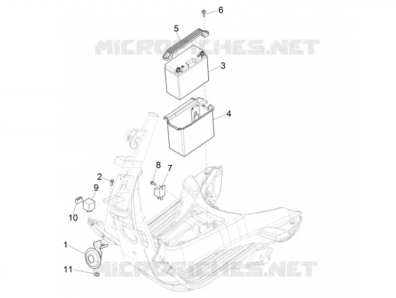 Remote control switches - Battery - Horn