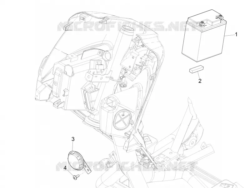 Remote control switches - Battery - Horn