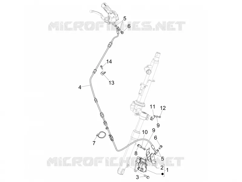 Brakes pipes - Calipers
