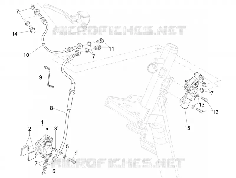Brakes pipes - Calipers