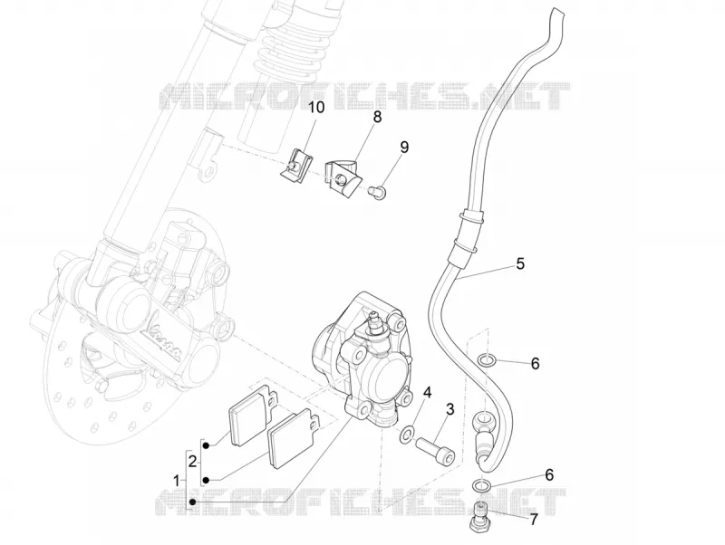 Brakes pipes - Calipers
