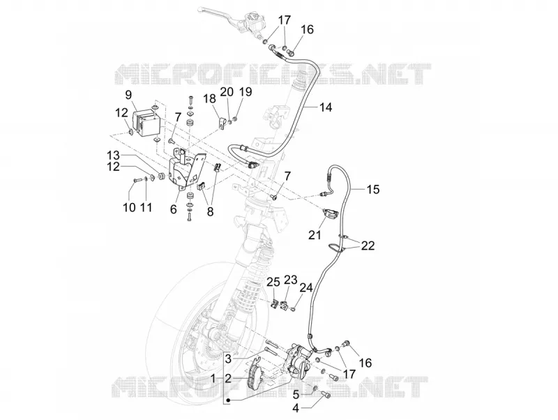 Brakes pipes - Calipers
