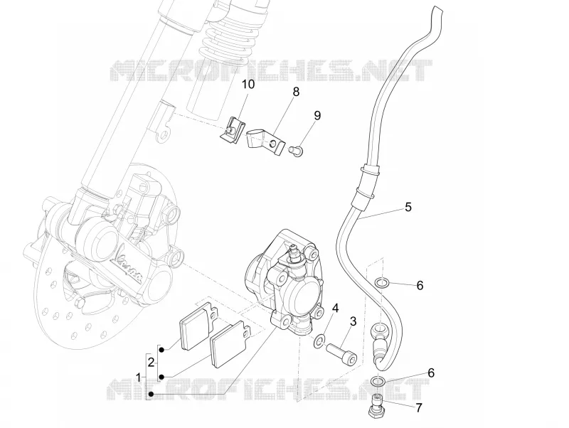Brakes pipes - Calipers