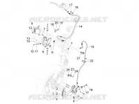 Brakes pipes - Calipers (ABS)