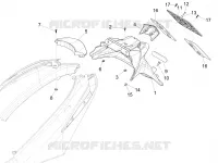 Rear cover - Splash guard