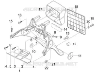 Rear cover - Splash guard